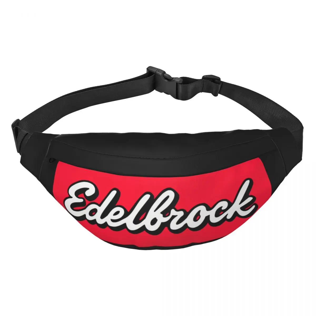 

Edelbrock logo Unisex Waist Bag Multifunction Sling Crossbody Bags Chest Bags Short Trip Waist Pack