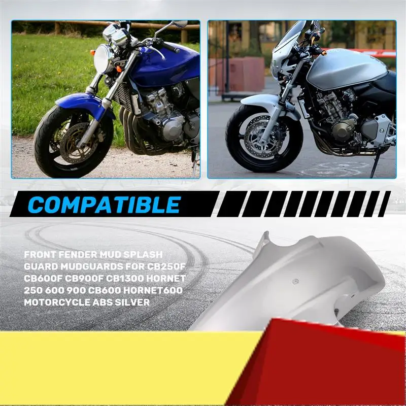 

Front Fender Mud Splash Guard Mudguards For HONDA CB250F CB600F CB900F CB1300 Hornet 250 600 900 CB600 Hornet600 Motorcycle ABS-