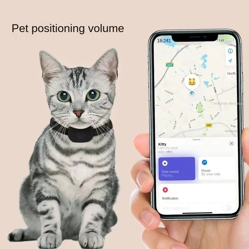 Mini coleira gps para cães, à prova d'água, rastreamento de animais, movimento, alerta, anti-perda, rastreador para gatos e filhotes, localizador global remoto