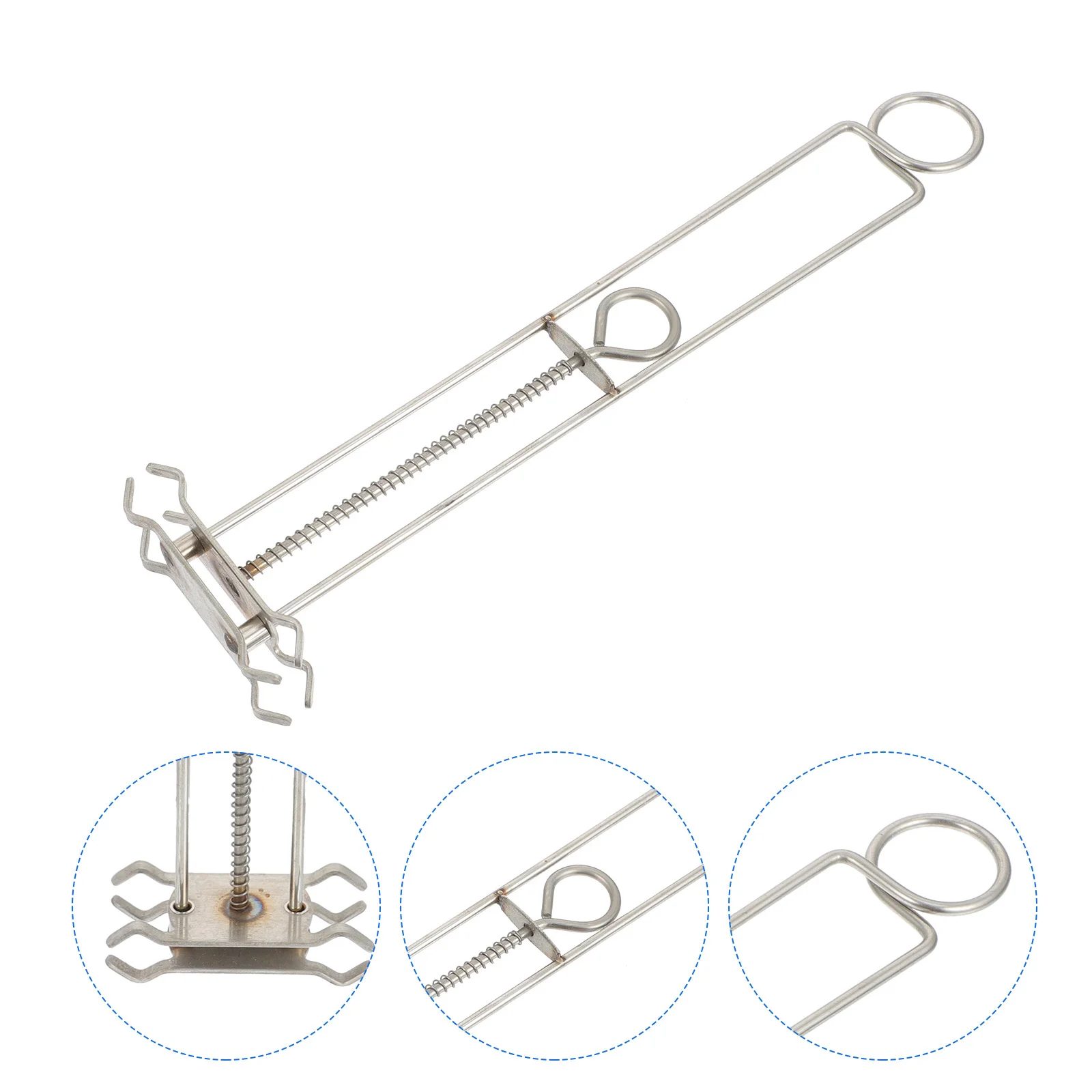 Clip per colorare lenti Morsetto per tintura in acciaio inossidabile Materiale stabile e robusto per professionisti e principianti Uso ripetuto Alla moda