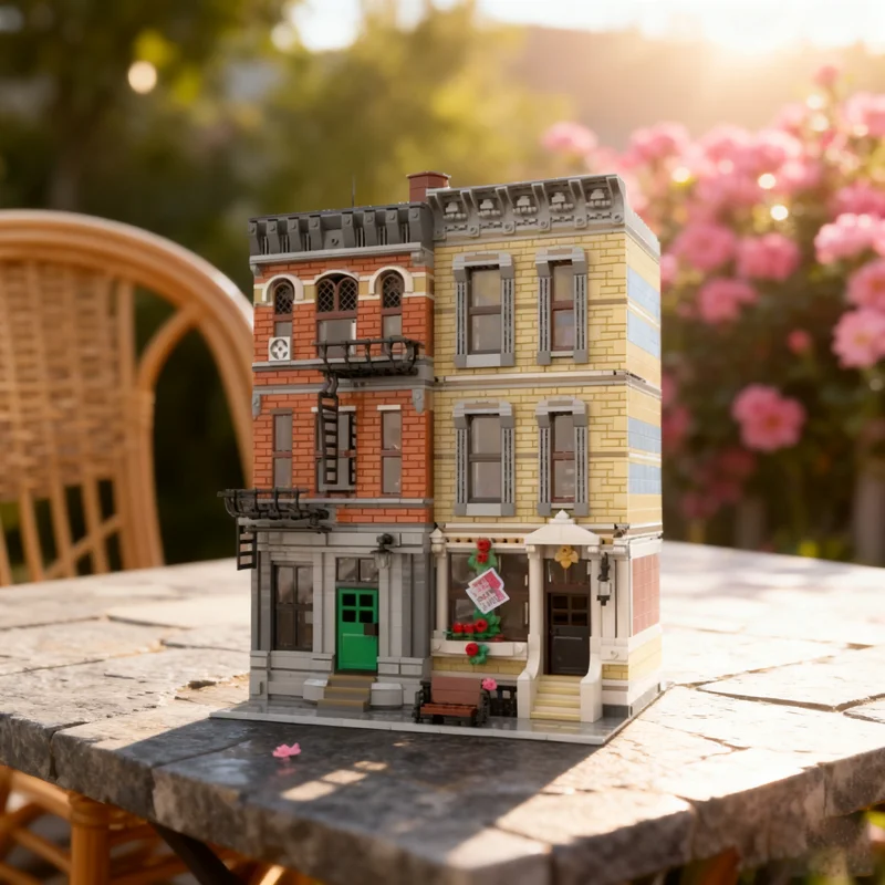 3173pcs MOC Modular New City Architecture Street Scene Model Building Blocks Advanced Build Pack Premium Detailed Craft Toy Gift