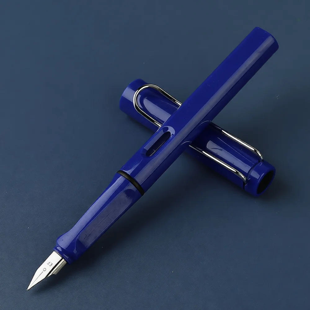 Professional Writing Fountain Pen Fine Nib Student Stationery Colorful Office School Supplies Calligraphy Practice Tool