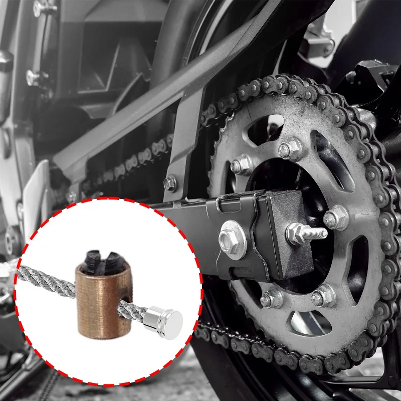 Motorcycle Throttle Cable Core Brake Bolt Pin Motocross Motorcycle Beach Bike Throttle Pull Cable Brake Stop Bolt Pin 50CC-250CC