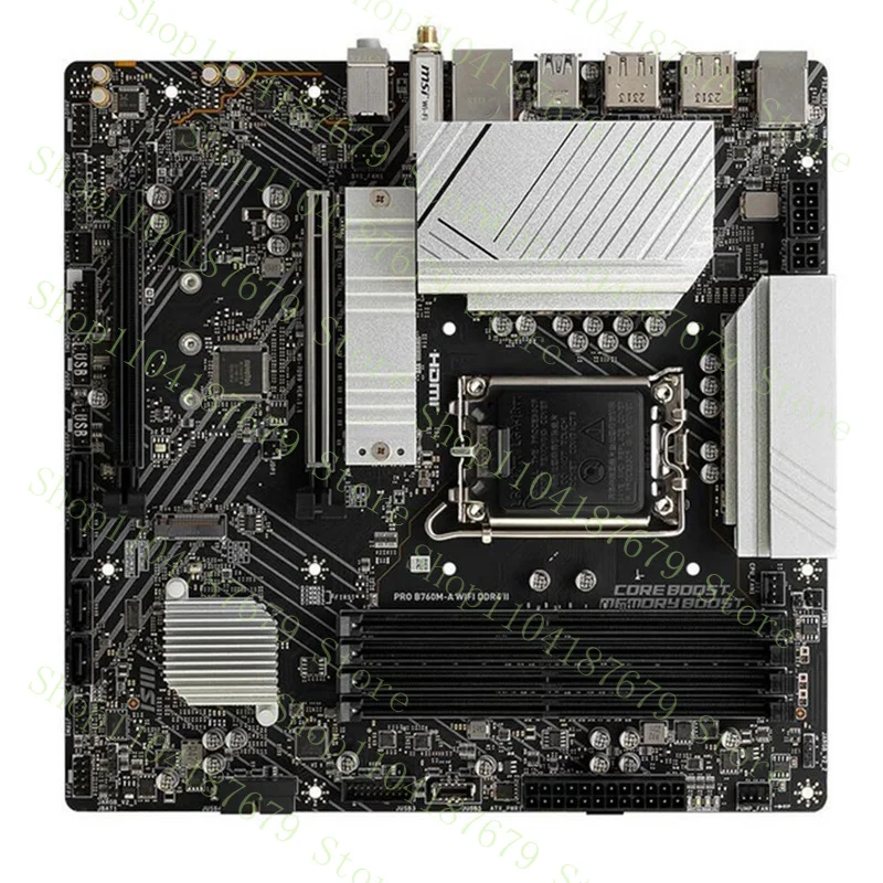 

++Для MSI PRO B760M-A WIFI DDR4 II настольная материнская плата LGA1700 DDR4 PCI-E 4,0 тест