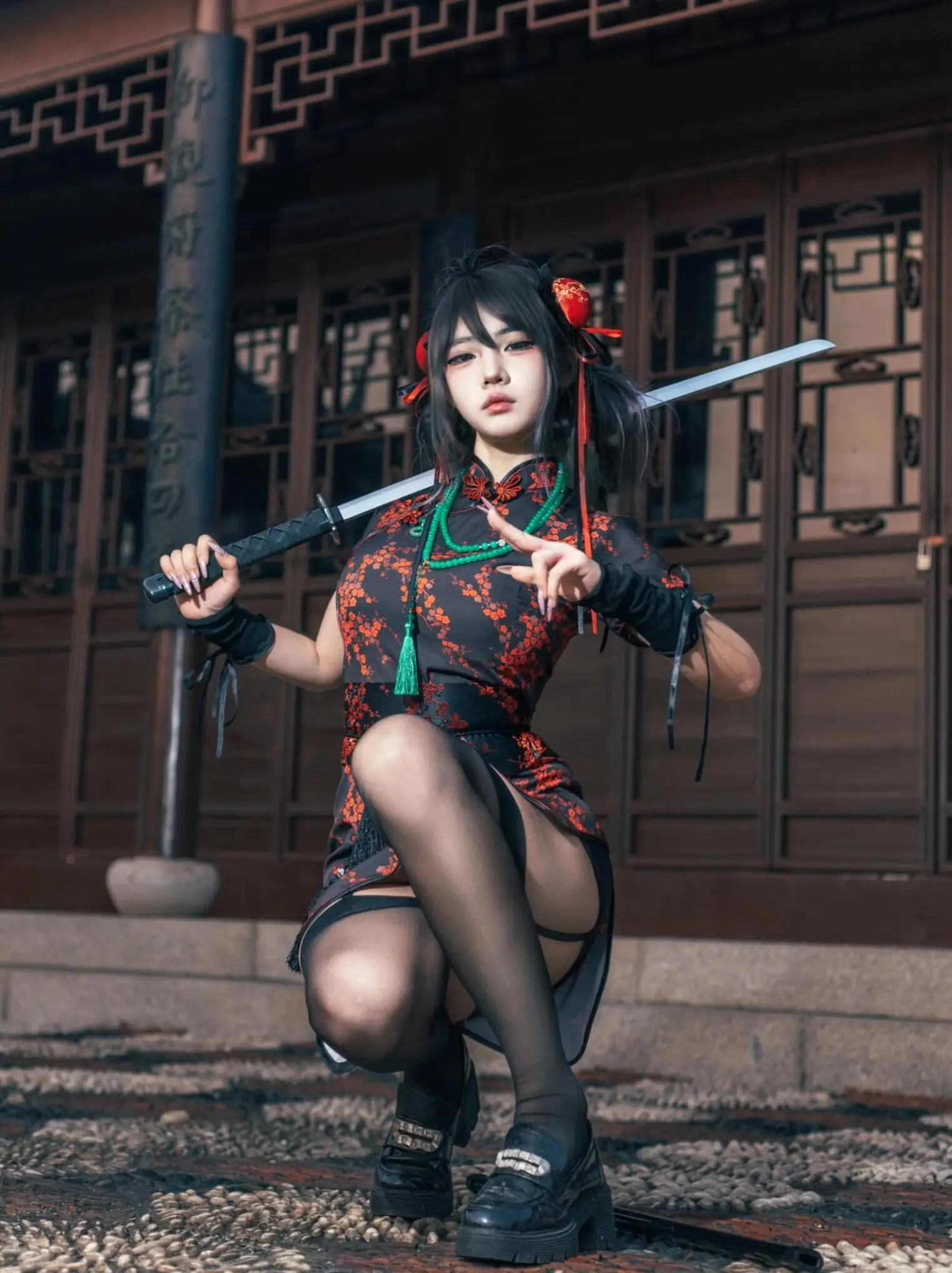 Nowy chiński strój Sle Dr na Halloween lub Sve, damska spódnica pokojówki, tradycyjny strój narodowy Sle do noszenia na co dzień.