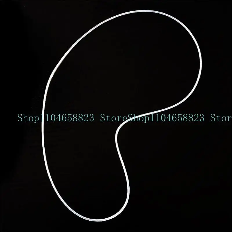 28.4 センチメートルラウンドセクションドライブフラットベルトゴム DVD カセットテープレコーダーターンテーブルストラップベルトカセットテープアクセサリー