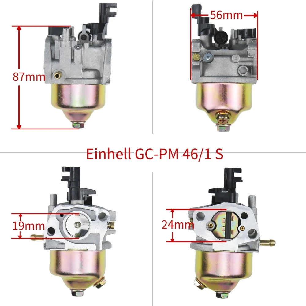 GC-PM 46/1 S GC-PM 51/2 S HW HBM 46 R 잔디 깎는 기계 정원 도구 잔디 깎는 기계 기화기 키트 점화 플러그 펌프 프라이머 가스켓 호스