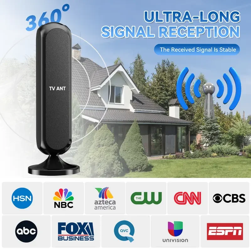 هوائي تلفزيون رقمي عالي الكسب  - مراجعة Outdoor Camping Tv وسعره