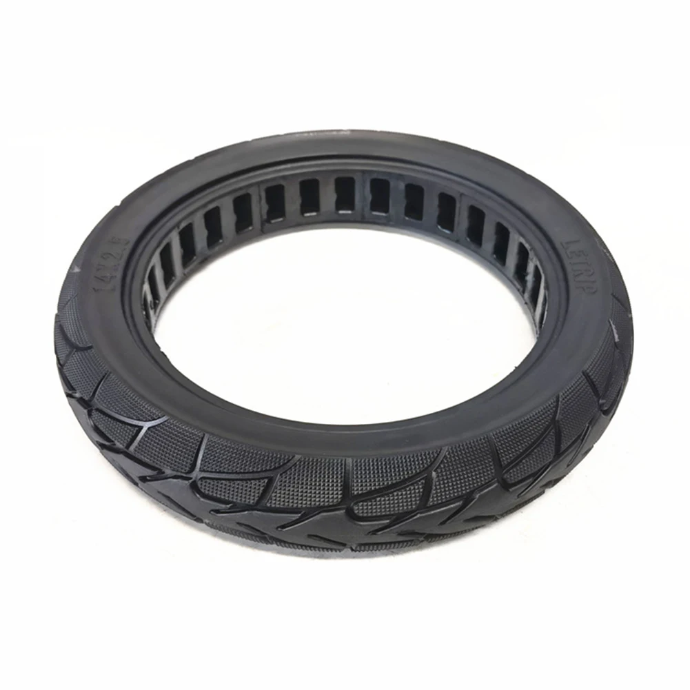 E-Bike Tire Solid Tyre 14x2.50 1850g 2.50-10 230mm Replacement Rubber Spare Parts Thickened Vacuum 1 X 14 Inch