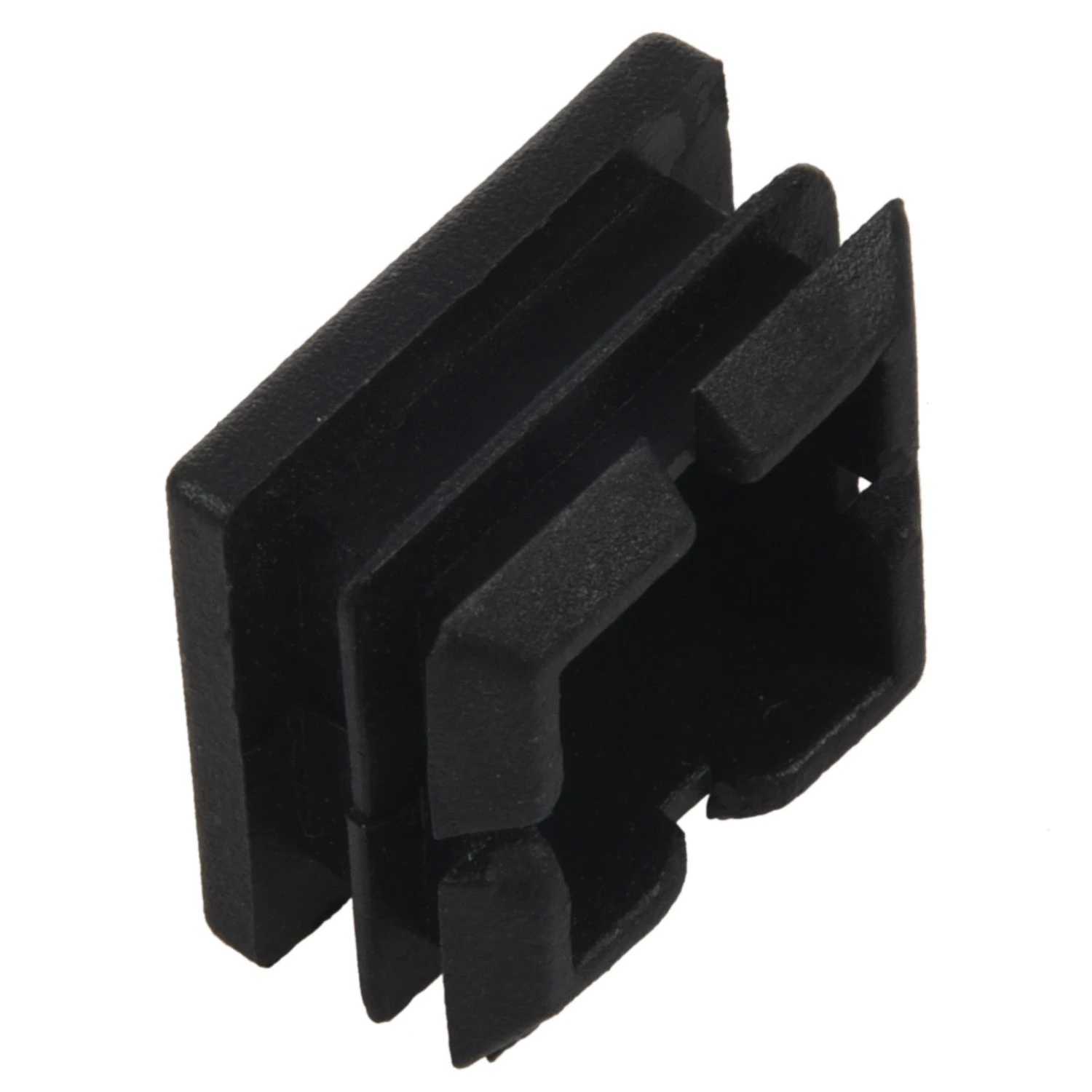 

120 шт. пластиковые квадратные трубчатые вставки, торцевые заглушки, черные, 20 мм х 20 мм и 25 мм х 25 мм-AT30