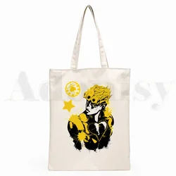 JoJo Bizarre Adventure Yoshikage Jonathan Joestar Hipster Cartoon Print Shopping Bags Girls Fashion Casual Pacakge Hand Bag