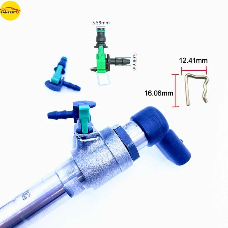 السكك الحديدية المشتركة حاقن تسرب قبالة موصل المفاصل ، صمام الملف اللولبي ، سيركليبس للسيمن ، 1 الطريق ، فورد العبور ، السفينة حرة ، 10 قطعة