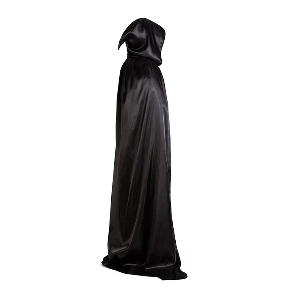Halloween Capes Robe Hooded Long Cosplay Vampire Devil Costumes Cloak (90cm)