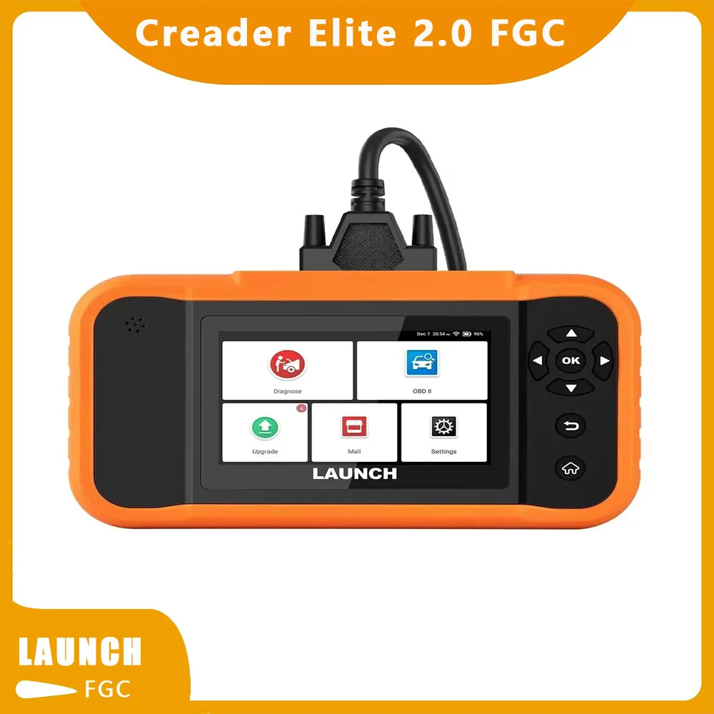 2024 LAUNCH X431 Creader Elite 2.0 Full Systems Car Scan Diagnostic Tool ECU Coding 31 reset Lifetime Free Update