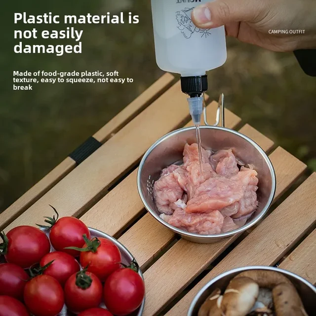 1/3Pcs 120ml Outdoor BBQ Seasoning Bottle Oil Dispenser Bottle Condiment Container Seasoning Squeeze Bottle for Camping Supplies 5 1/3Pcs 120ml Outdoor BBQ Seasoning Bottle Oil Dispenser Bottle Condiment Container Seasoning Squeeze Bottle for Camping Supplies 5