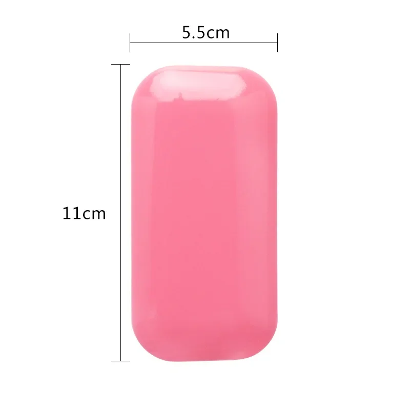 500 Pz Estensione Ciglia Fronte Adesivo Pad Silicone Rosa Trasparente Piantare Innesto Ciglia Vassoio Stand Pallet Pad Titolare Fare