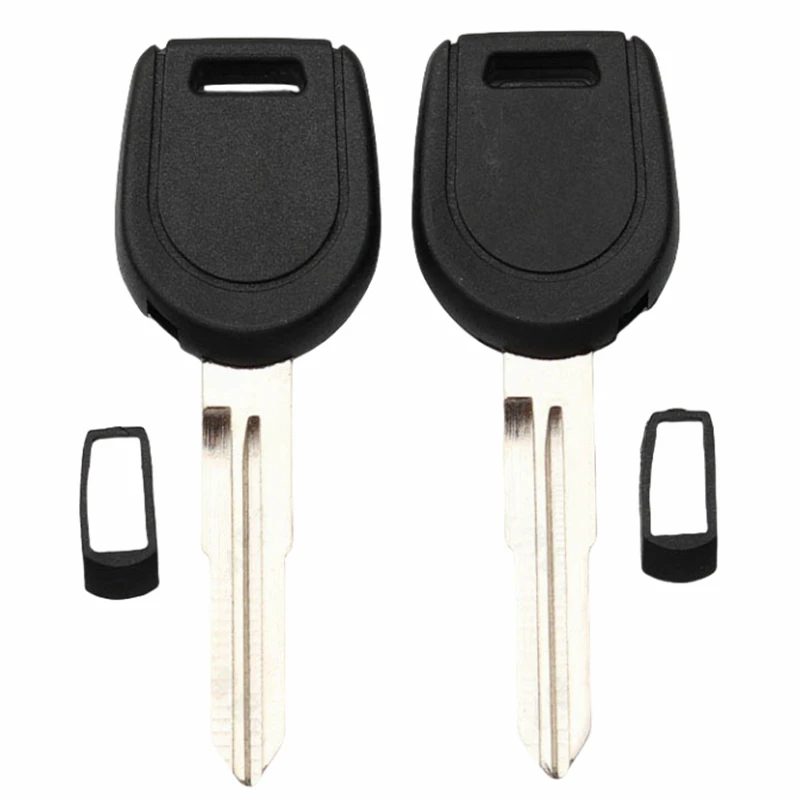 

FLYBETTTER OEM 10Pcs Replacement Key Case Transponder Key Shell For Mitsubishi Outlander Right Blade