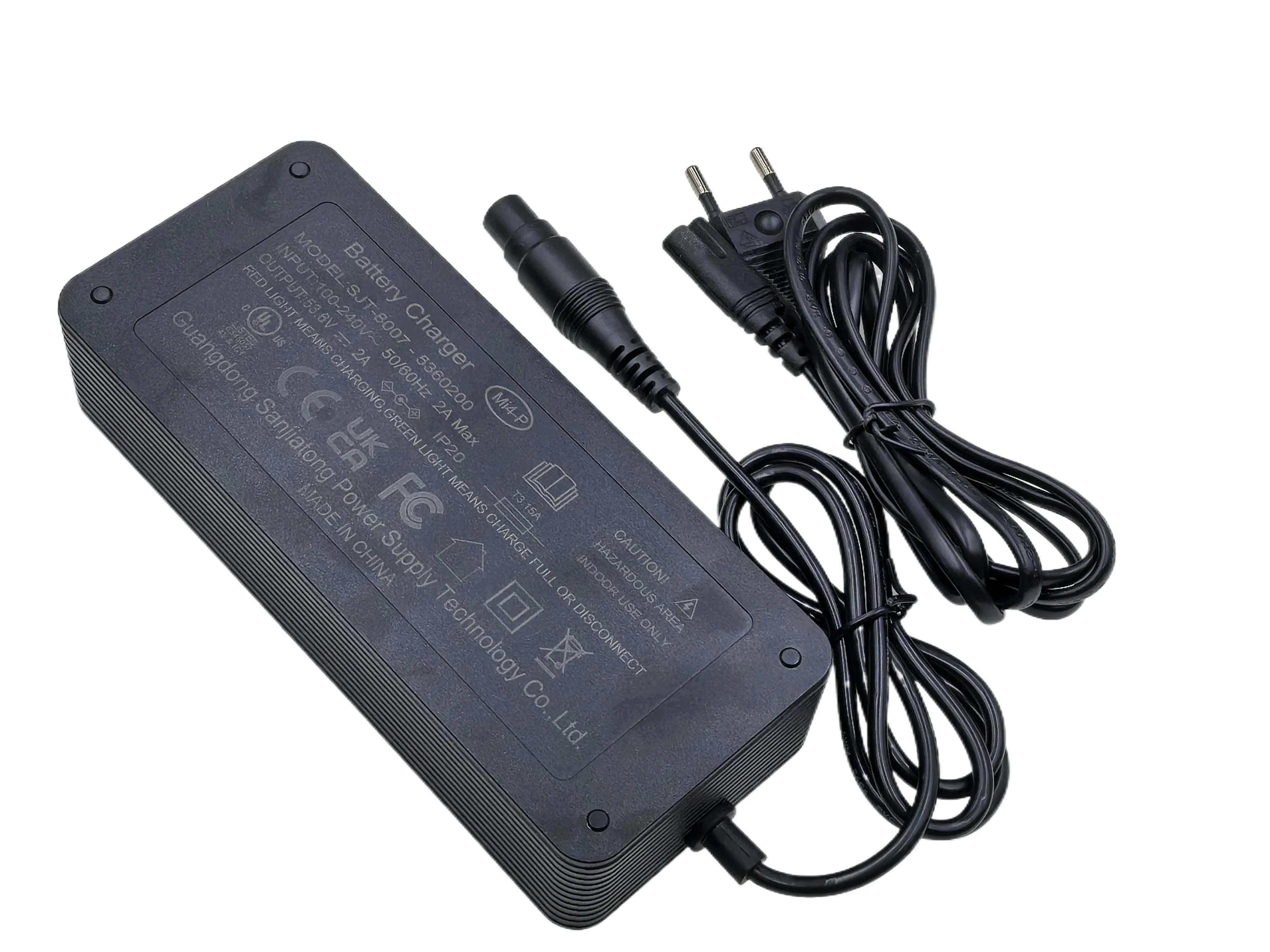 Caricabatterie 53.6v 2A per MI4 pro plus max/per parte accessori scooter ebike Segway ZT3 PRO