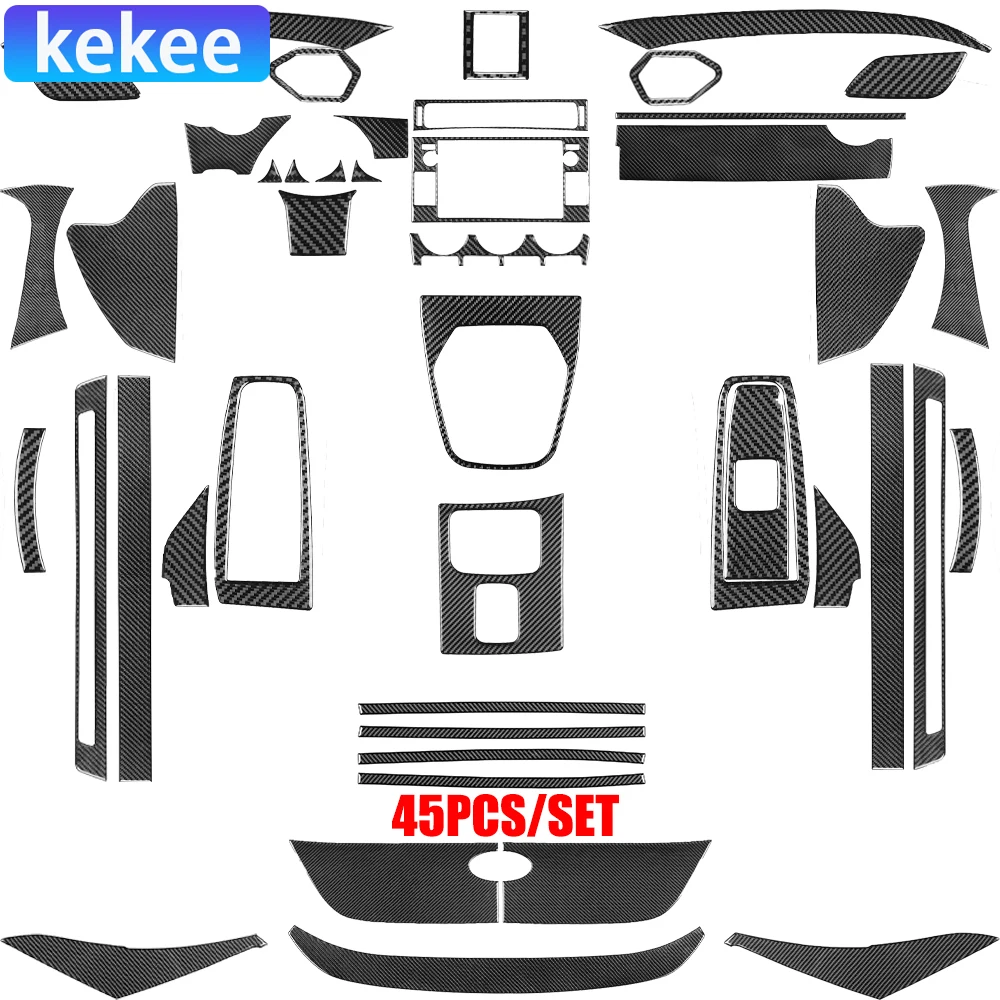 Real Carbon Fiber Car Accessories LHD ONLY Gear Shift 45PCS Sticker For Subaru BRZ/ For Toyota GR86 2021 2022 2023 2024 2025
