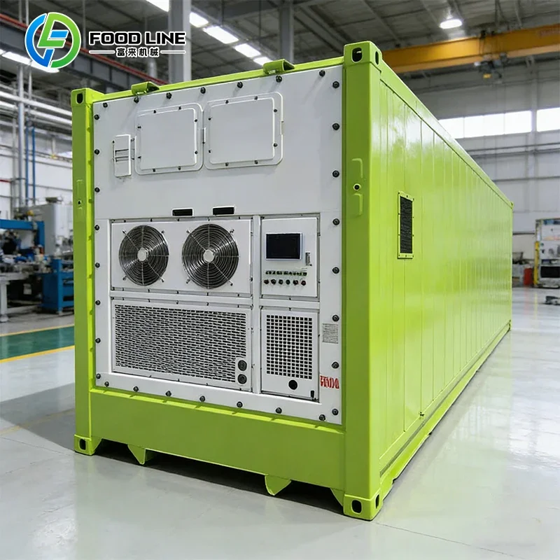Automated Large Hydroponic Container Mushroom Growing Container with Advanced Control Systems Customized