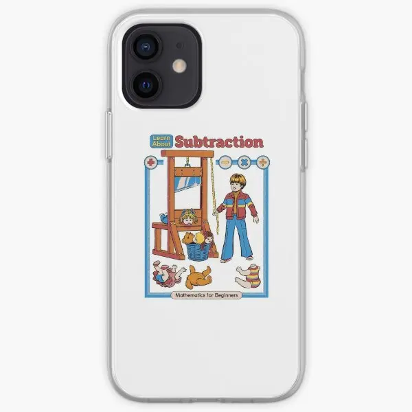 Learn About Subtraction Iphone Tough Cas  Phone Case Customizable for iPhone 11 12 13 14 Pro Max Mini X XS XR Max 6 6S 7 8 Plus