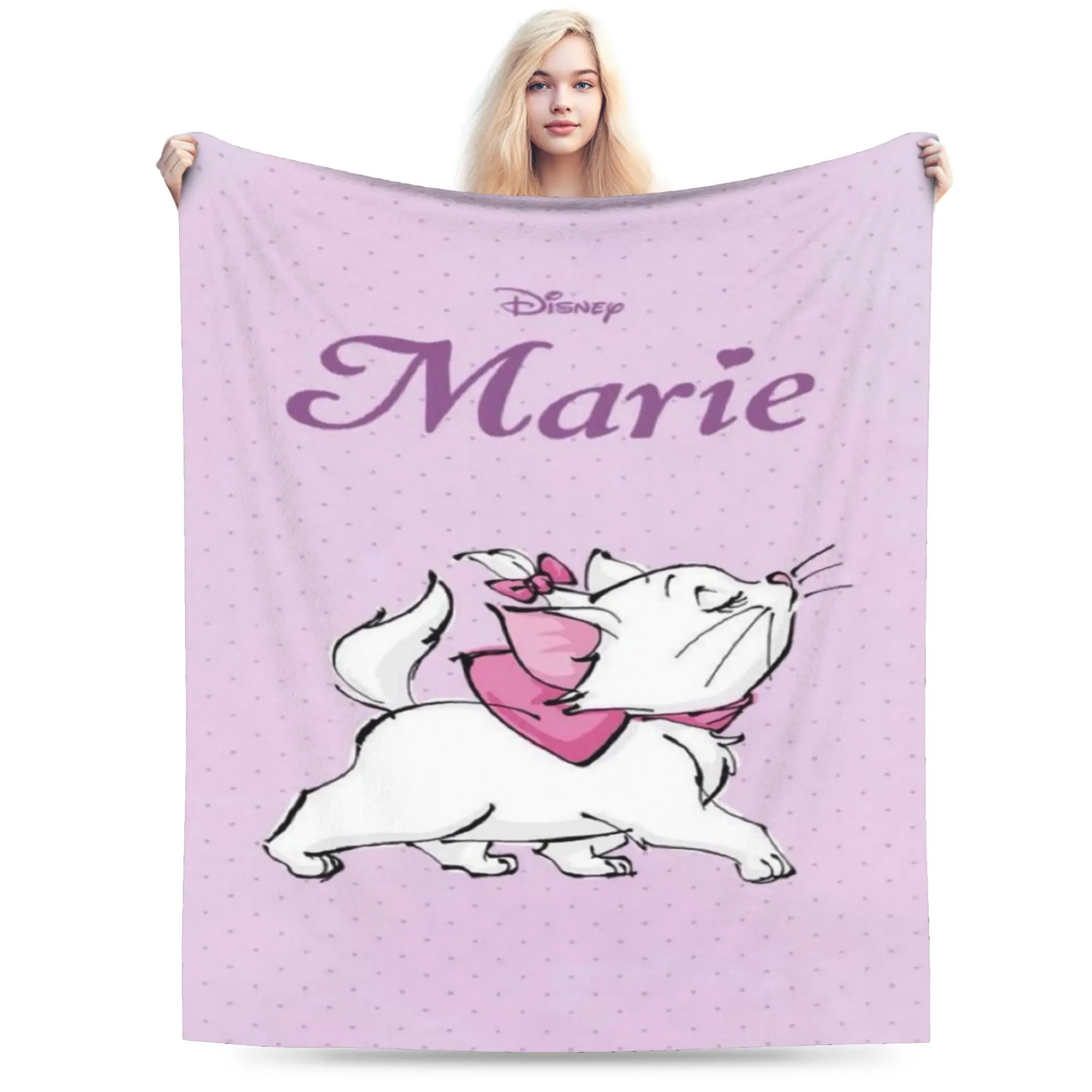 

Cozy Maries Cat cute cats Blanket Merch Home Decorative Blanket Throw Soft Flannel for Travel