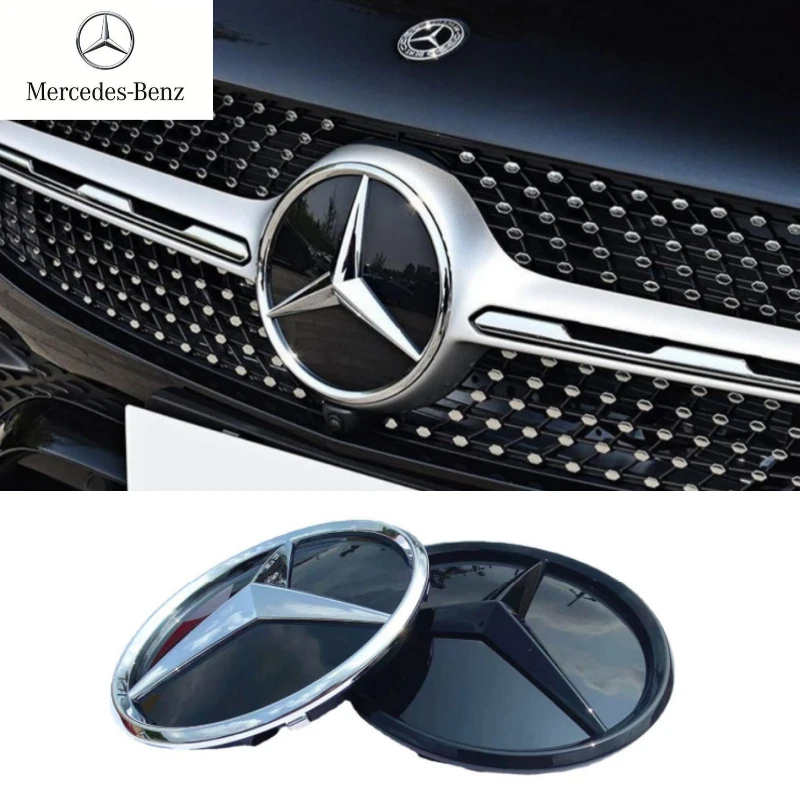 

3D ABS logo for Mercedes-Benz W167 GLC GLE CLS 2020 The front grille star logo badge mirror bottom