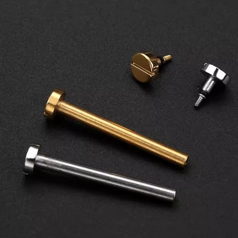 19.6mm 21.6mm Screw Rod For Cartier Pasha SEATIMER Watch Steel Strap Ear Link Shaft Connecting Rod Watch Accessories