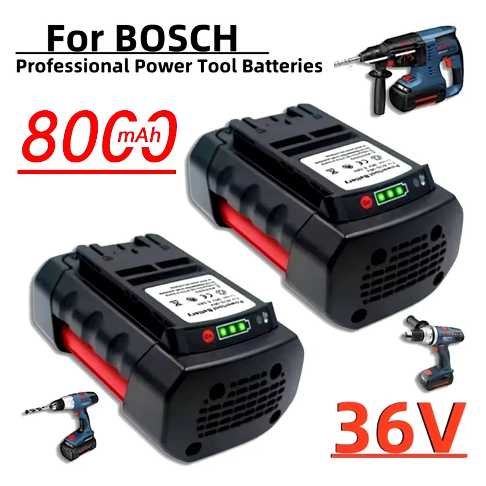 

BAT836 Replacement for Bosch BAT810 BAT840 D70 771 (A) 2607336004 2607336107 2607336108 1600Z003C 36V 8.0 Ah Li-ion Battery