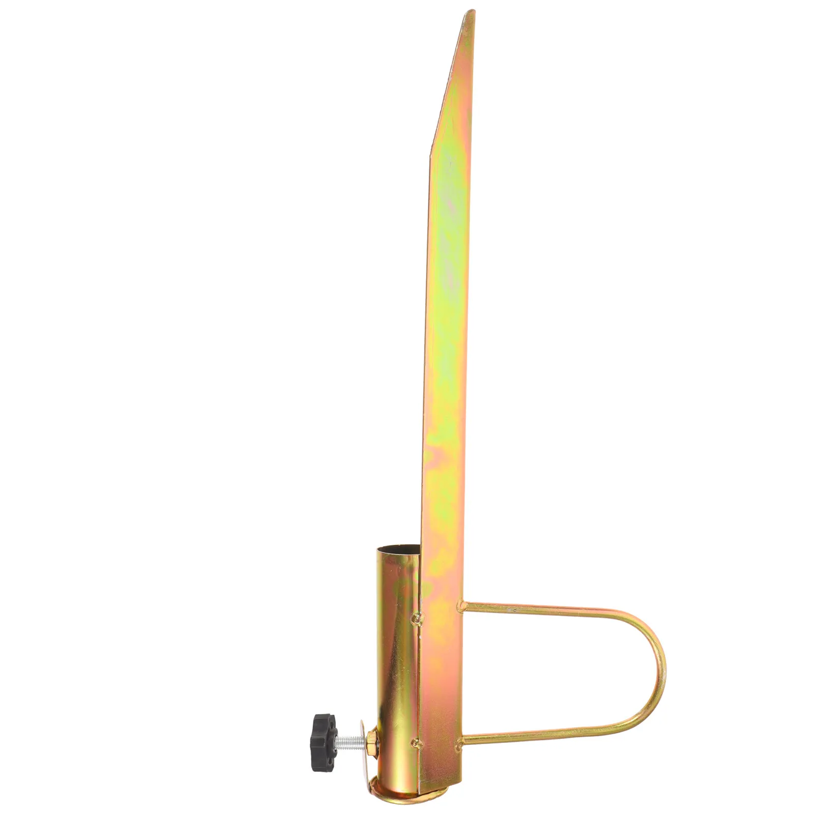 ビーチパラソルアンカー-頑丈なスチール製砂用アンカー-調整可能な穴径で強風にも耐える-ユニバーサル直角タイプ