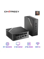 Chatreey AN4 Mini PC R7 8845HS 780M Gaming Desktop Computer with WiFi 6/Bluetooth 5.2/HDMI/USB 4.0