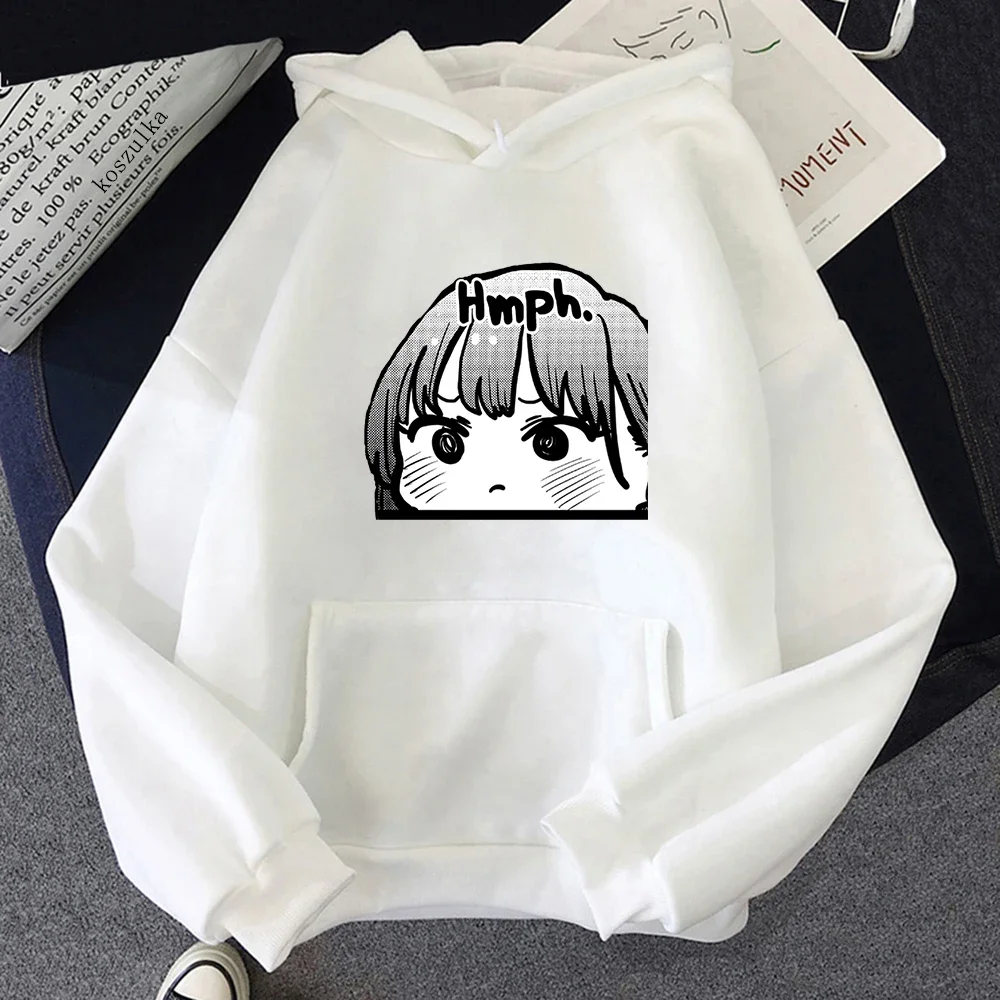 As perigos no meu coração anime com capuz yamada anna engraçado impresso plus size moletom com capuz das mulheres dos homens inverno quente pulôver