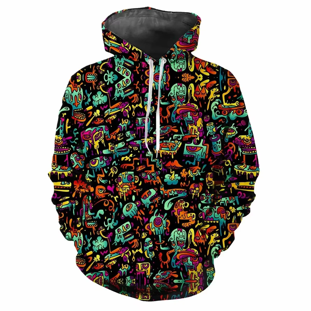 Moda świąteczna męska odzież 3d drukowane męskie swetry z długim rękawem bluza z kapturem jesień męska świąteczna bluza z kapturem męska bluza z