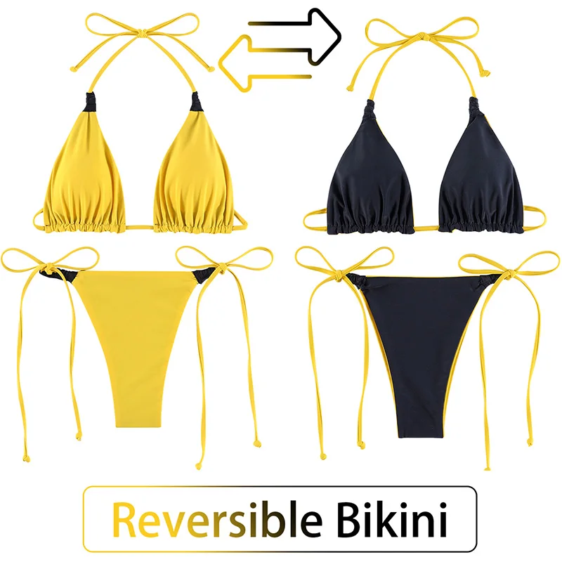 

Miyouj Solid Swimwear Summer Bikini Sets Push Up Swimsuits Sexy Two Piece Suit Women Bathsuit Low Waist Swimsuit High Cut Bikini