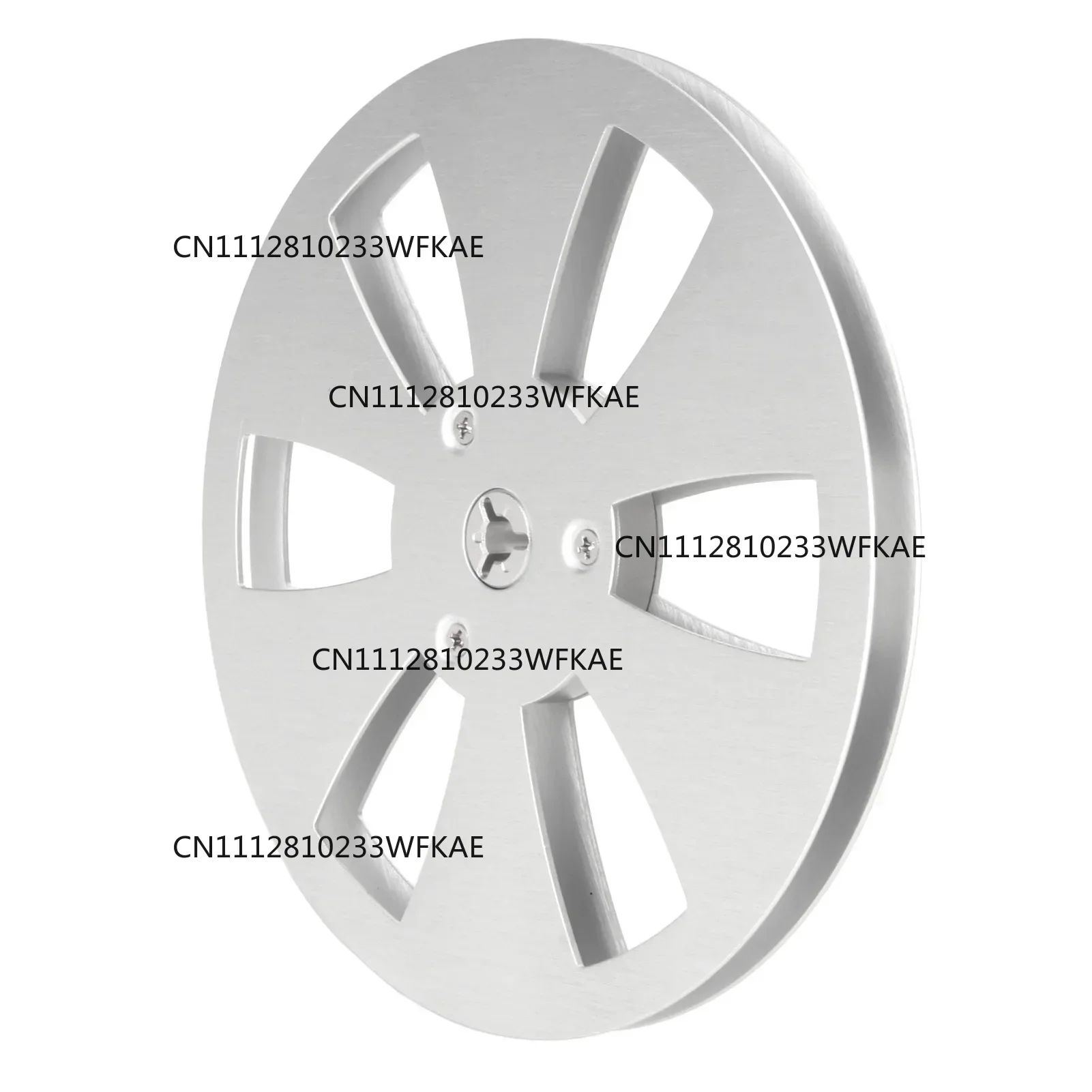 Tape Empty Reel 1/4 7 Inch Aluminum Alloy 6 Hole Open Reel Sound Tape Empty Reel Opening Machine Part