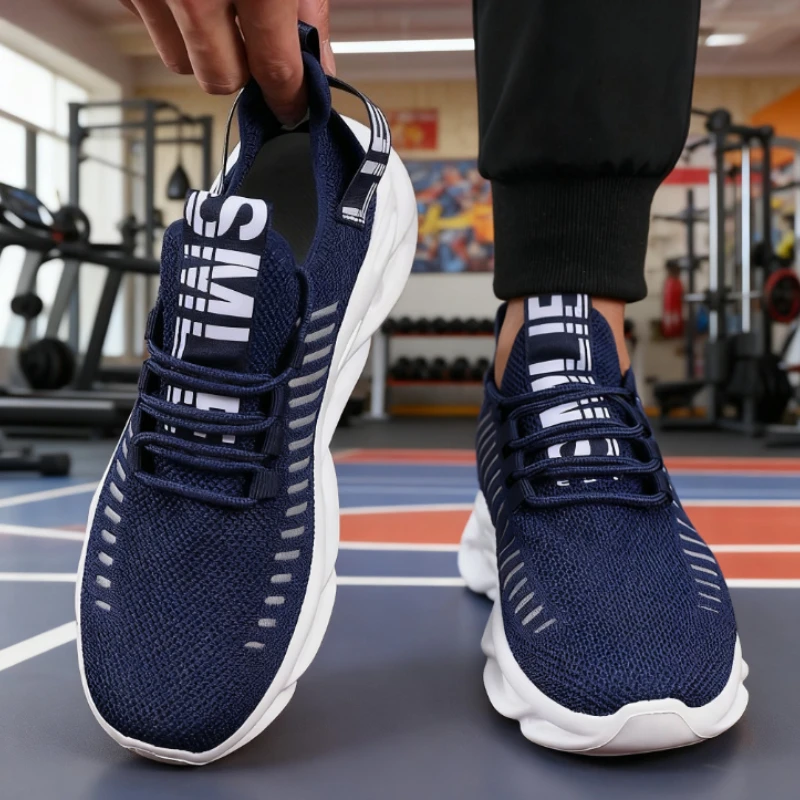 

Men's Tennis Shoes Fashionable Trendy Shock-absorbing Sport Flex Sneakers Outdoor Jogging Athletics Basketball Men Running Shoes
