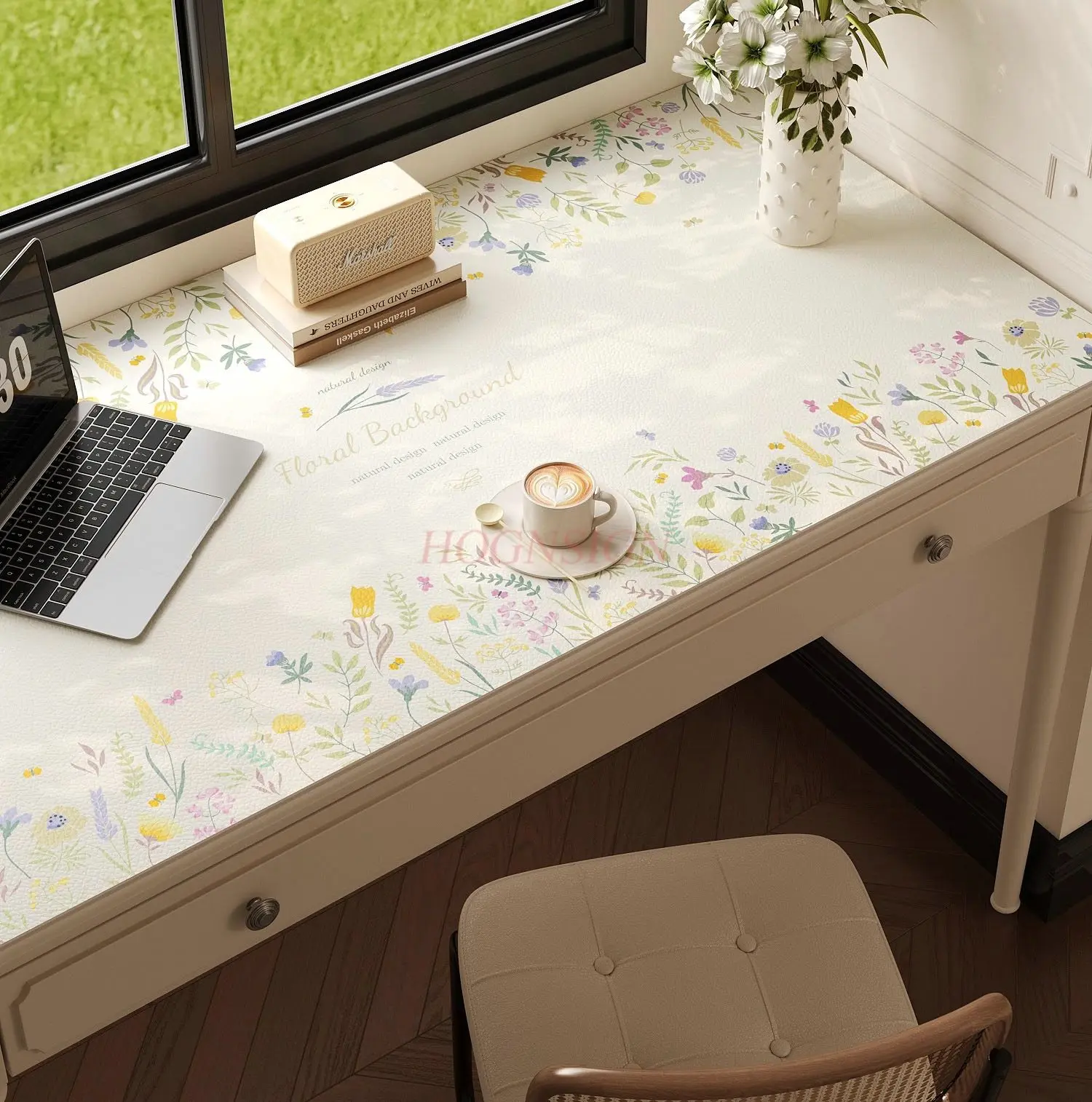 

1pcs Dressing table, desk pad, dining cabinet, simple and high-end waterproof tablecloth, no wash leather desktop protection pad