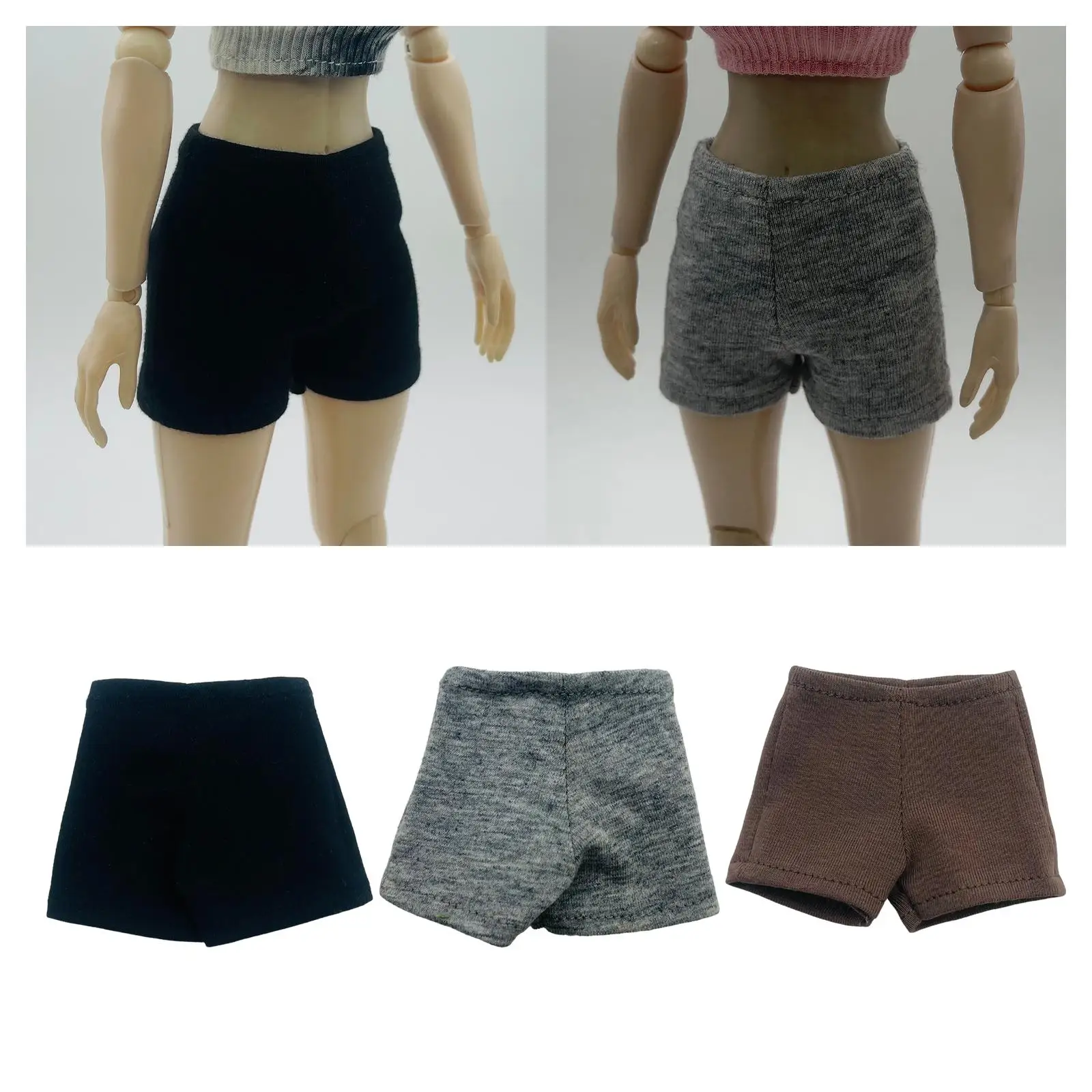 

1:6 Scale Miniature Shorts Mini Short Pants for 12'' Female Dolls Figure
