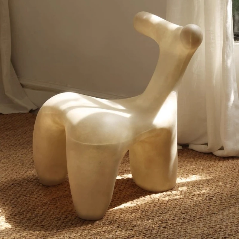 

Leisure single sofa chair antique living room furniture art home stool