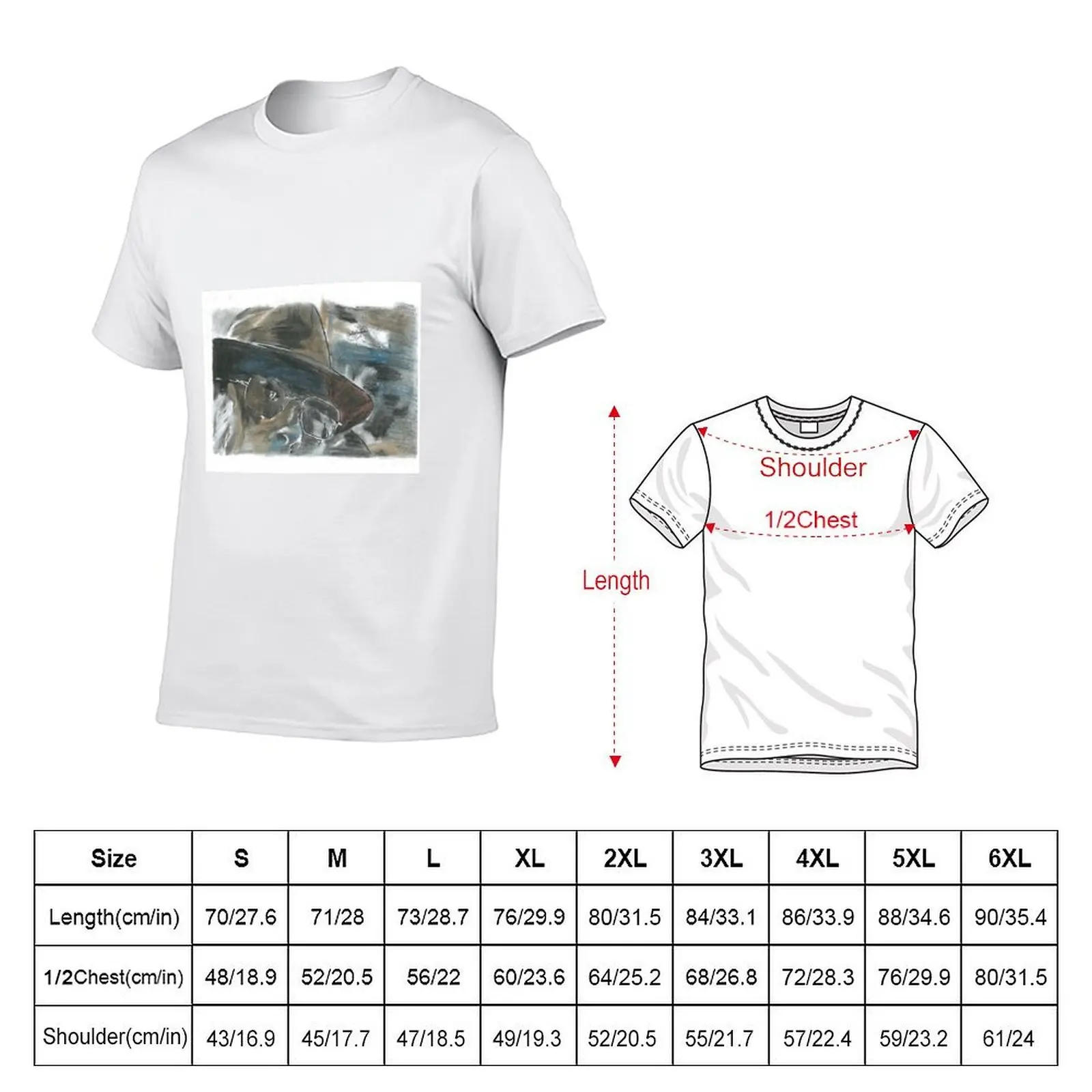 Raymond Reddington Charcoal Drawing T-Shirt football t shirt sublime plain t shirts men