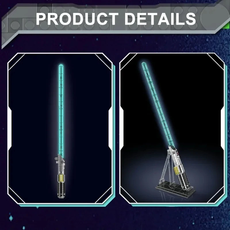 Mould King Anakin Lightsaber10139Light version of classic collectible building blocks toy for s
