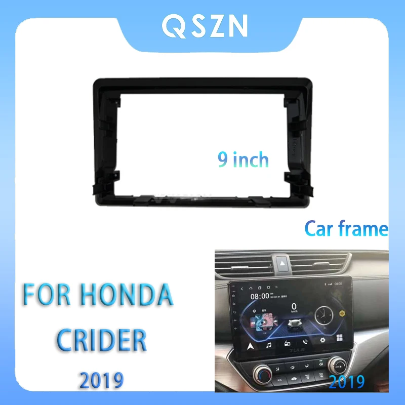 For HONDA CRIDER 2019 9 Inch Car Radio Fascia Android MP5 Player Panel Casing Frame 2Din Head Unit Stereo Dash Cover