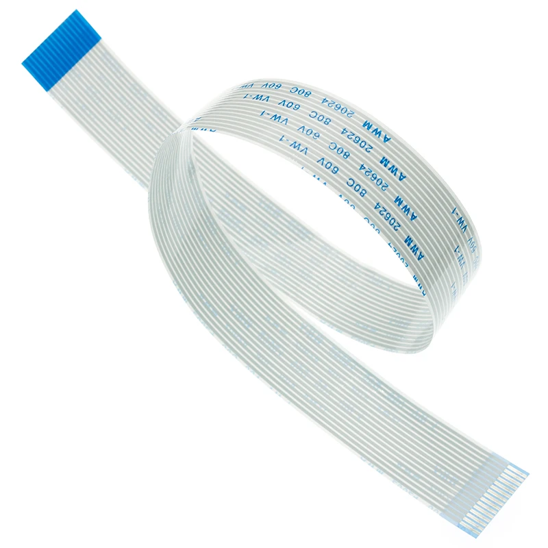 Flexcable For Raspberry Pi Model B+ 2M 1M 50CM 30CM 20CM 15CM 15 Pins Ribbon Flex Cable 1.0mm AWM 20624 80C 60V VW-1 YANXD