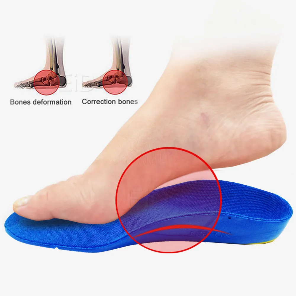 Kids Children Orthotics Insoles for Flat Feet Arch Support Correction foot Care for Kid Orthopedic Insole Soles Shoes Inserts