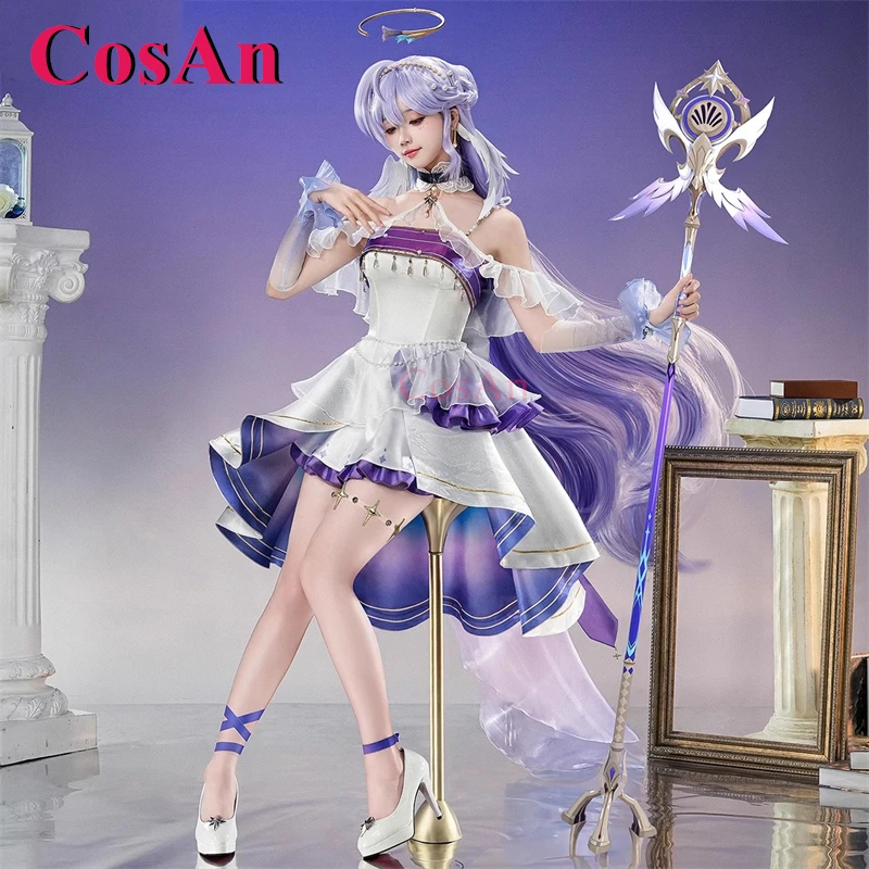 

CosAn Game Honkai: Star Rail Robin Cosplay Costumes Starry Night Gorgeous Elegant Dress Halloween Party Role Play Clothing New