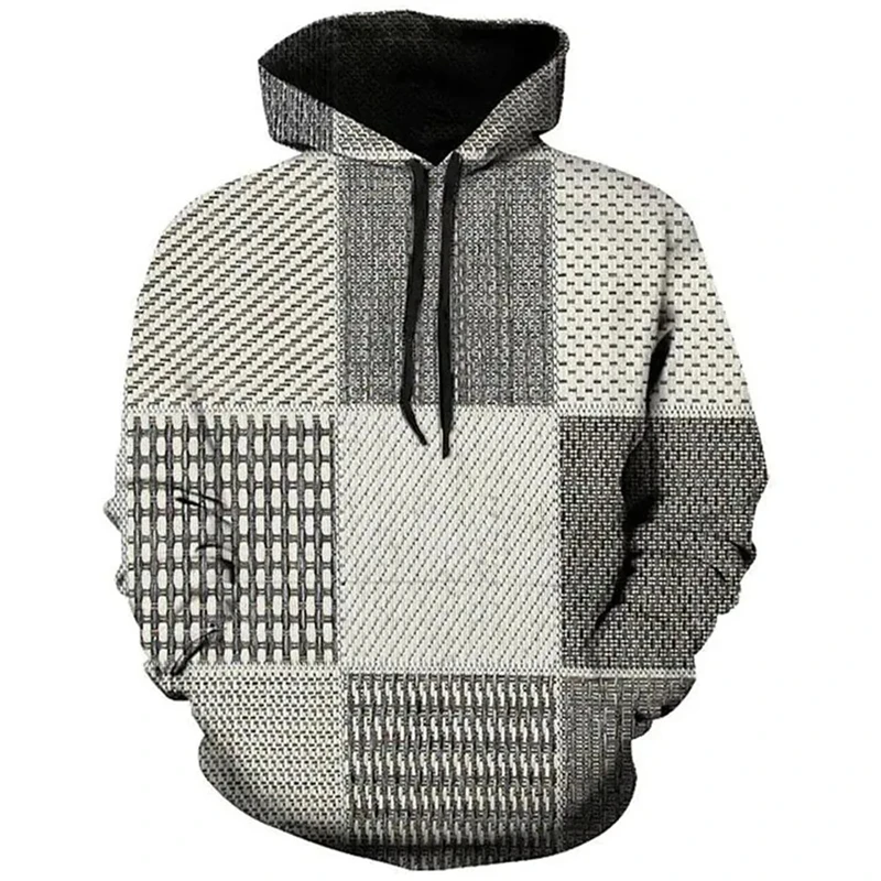 

3D Printing Fabric Splicing Hoodies Men's Kids Casual Colorful Long Sleeves Street Sweatshirt 2024 Autumn Fashion New Hooded