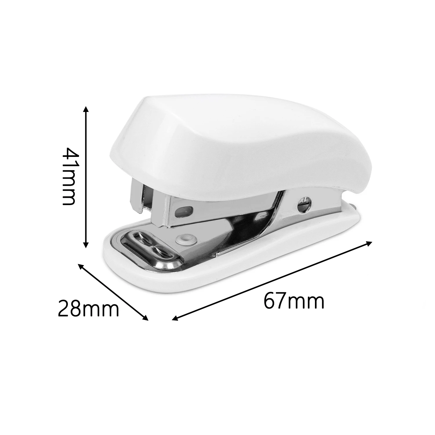 Мини-степлер, портативный маленький степлер и скобы для переплета бумаги, студенческие офисные канцелярские принадлежности, синий, розовый, белый