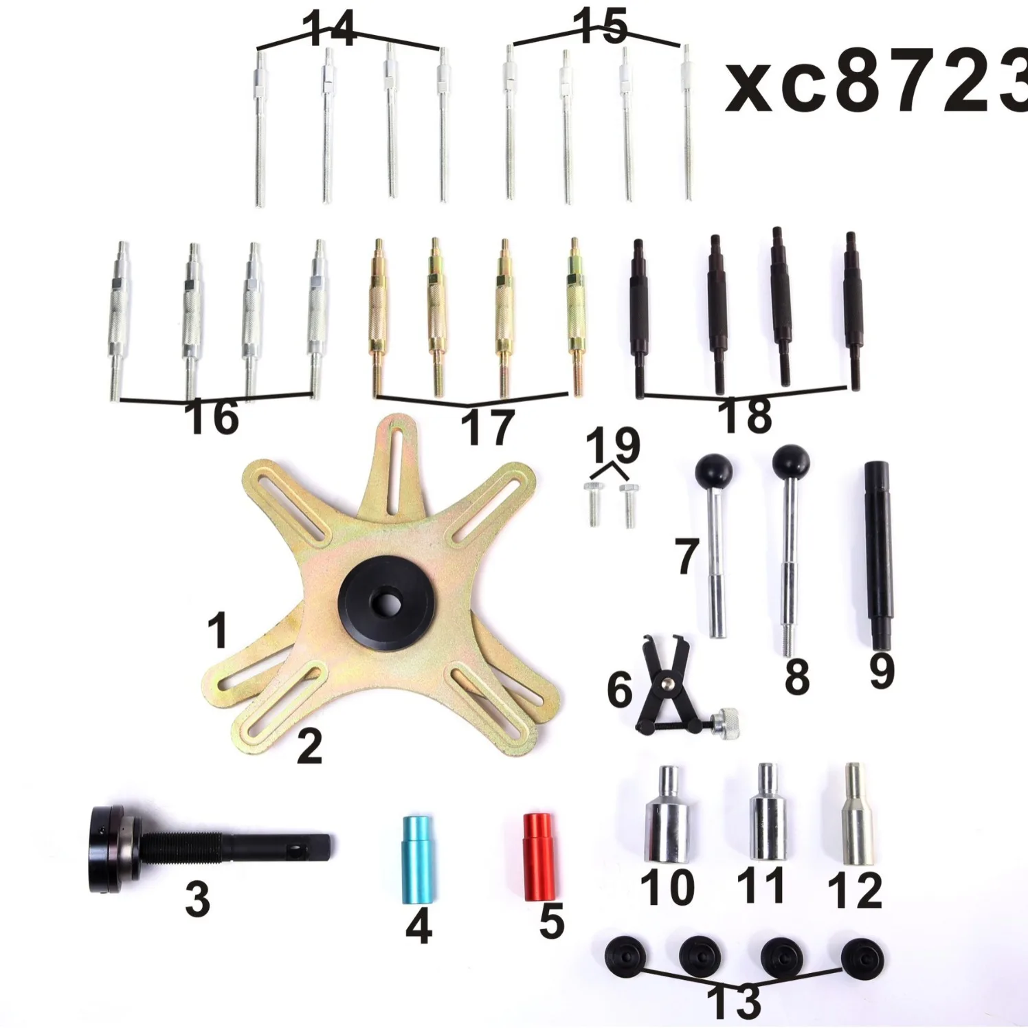 Car Engine Transmission Repair Tools Clutch Assembly Adjustment Tools Pressure Plate Disassembly Installation Tool Set