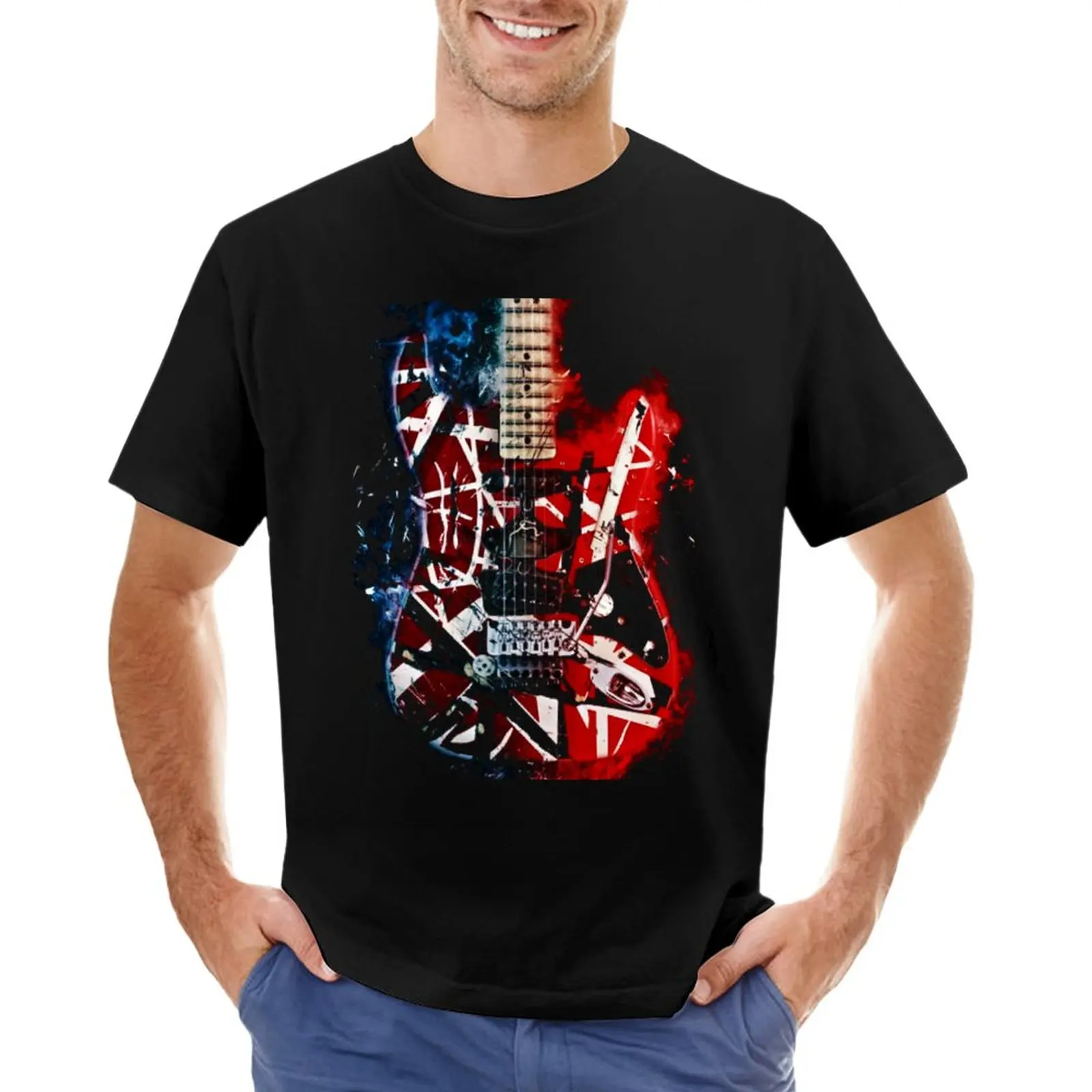 EDDIE VAN HALEN Essential T- T-Shirt graphics t shirt mens t shirt