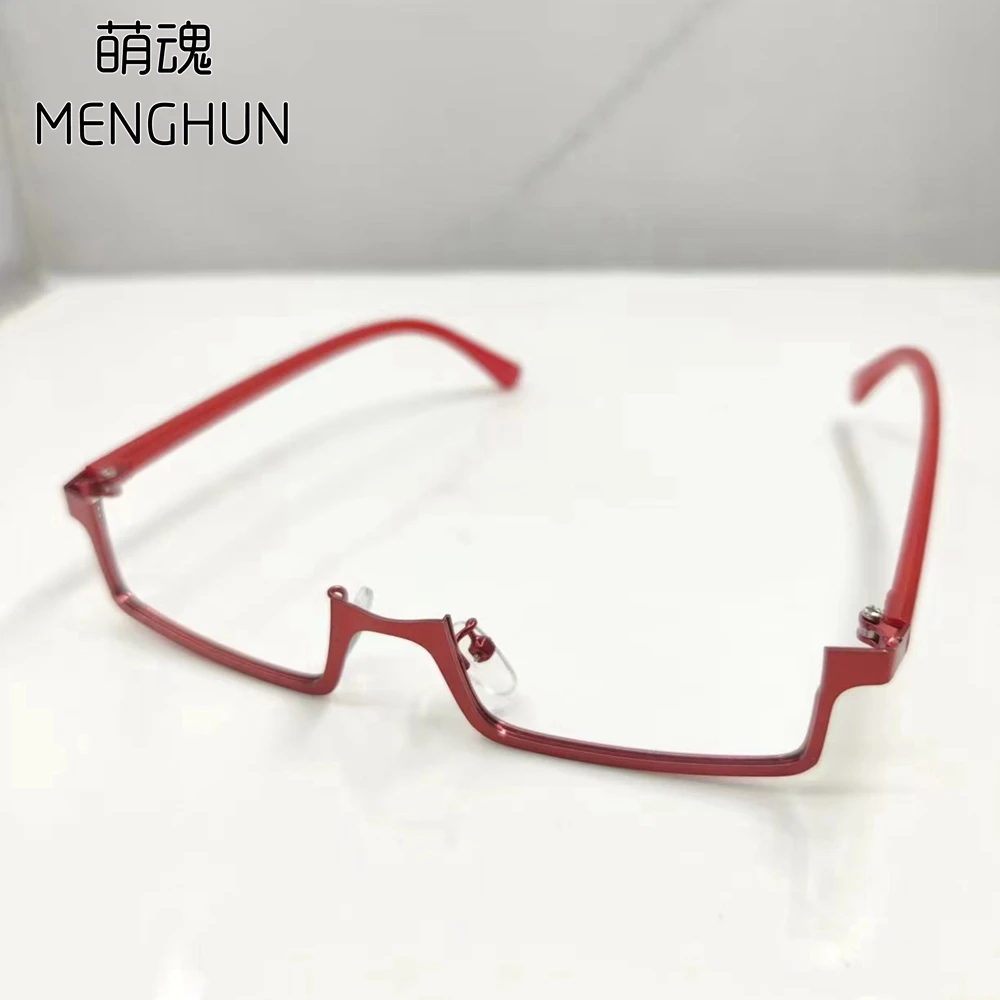 I Don't Want to Get Hurt, So I'll Max Out My Defense Mii Cosplay Red Frame Glasses Cosplay Accessories